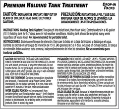 Dometic D1110002 D-Line Premium Holding Tank Treatment Drop-Ins - Pack of 24