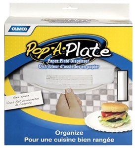 Camco 57001 Pop-A-Plate - White