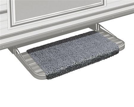 Prest-O-Fit 2-1043 Wraparound RV Step Rug - 18", Stone Gray