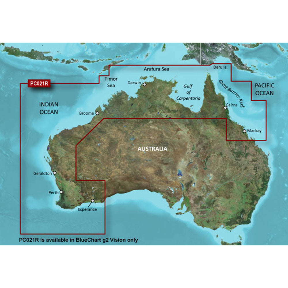 Garmin BlueChart&reg; g3 Vision&reg; HD - VPC021R - Mackay NW to Esperance - microSD&trade;/SD&trade;