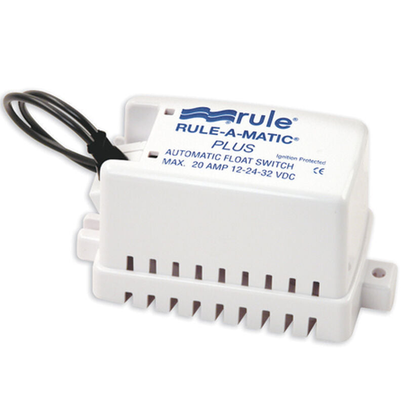 Rule 40A Rule-A-Matic Float Switch Plus with Shield - 12-24-32 VDC