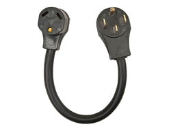 Southwire 50AM30AF18 Surge Guard RV Power Cord Adapter - 50A Male to 30A Female, 18" 10/3 Cord, 120V