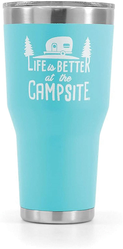 Camco 53058 Tumbler 30 Oz Cool Blue