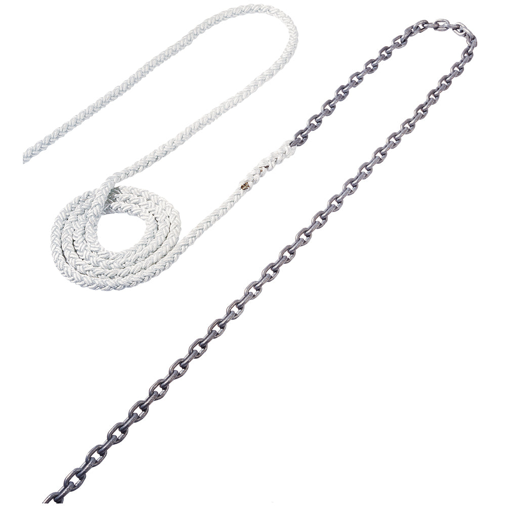 Maxwell Anchor Rode - 15&#39;-1/4" Chain to 150&#39;-1/2" Nylon Brait