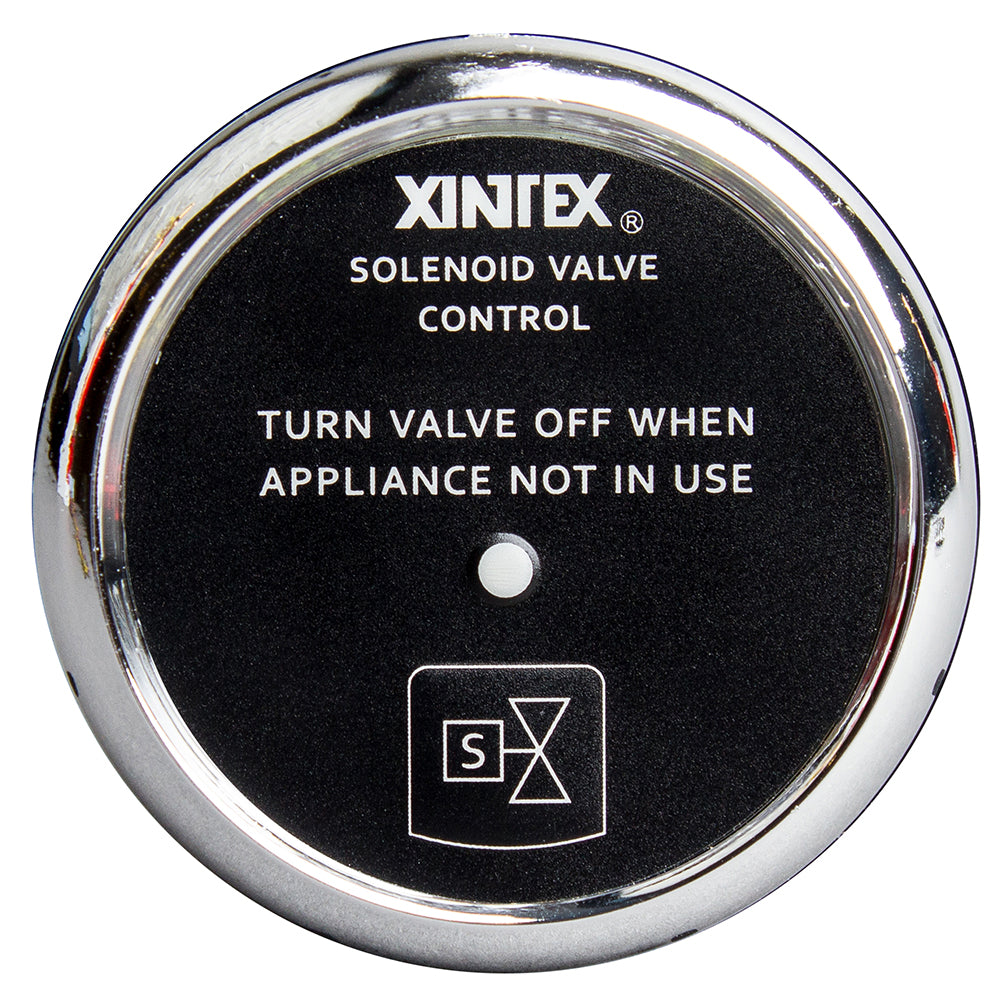 Fireboy-Xintex Propane Control &amp; Solenoid Valve w/Chrome Bezel Display