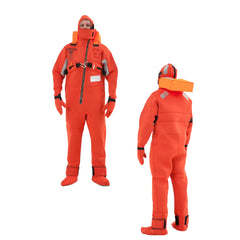 VIKING Immersion Rescue I Suit USCG/SOLAS w/Buoyancy Head Support - Neoprene Orange - Adult Small