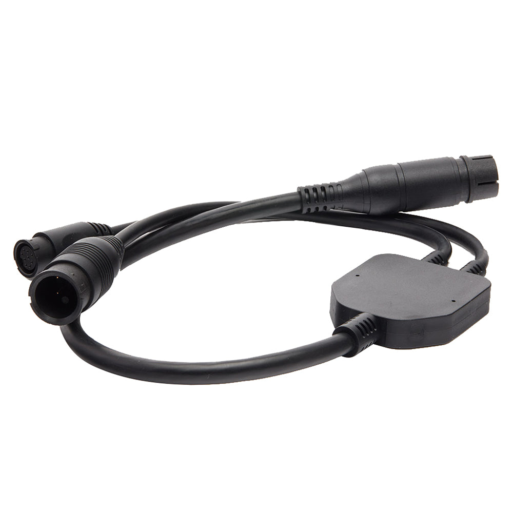 Raymarine Adapter Cable - 25-Pin to 9-Pin &amp; 8-Pin - Y-Cable to DownVision &amp; CP370 Transducer to Axiom RV