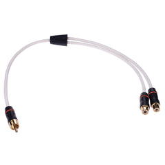 FUSION Performance RCA Cable Splitter - 1 Male to 2 Female - .9&#39;