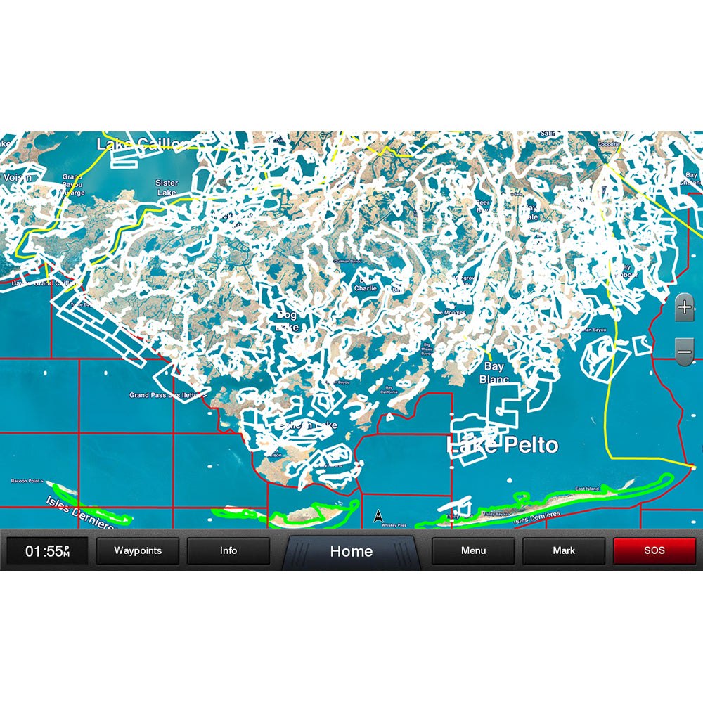 Garmin Standard Mapping&reg; - Louisiana Central Professional microSD&trade;/SD&trade; Card