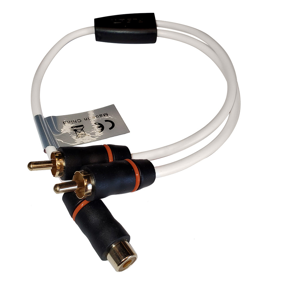 FUSION RCA Cable Splitter - 1 Female to 2 Male - 1&#39;