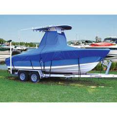 Taylor Made T-Top Boat Semi-Custom Cover 23&#39;5" - 24&#39;4" x 102" - Blue