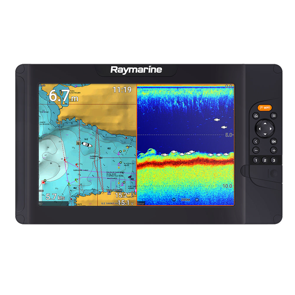 Raymarine Element 12 S w/Navionics+ US &amp; Canada Chart - No Transducer