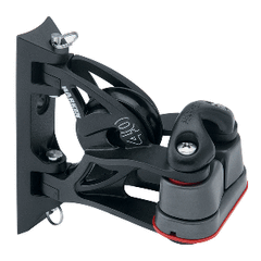 Harken 40mm Carbo Air Pivoting Lead Block w/Aluminum Cam-Matic Cleat 2156