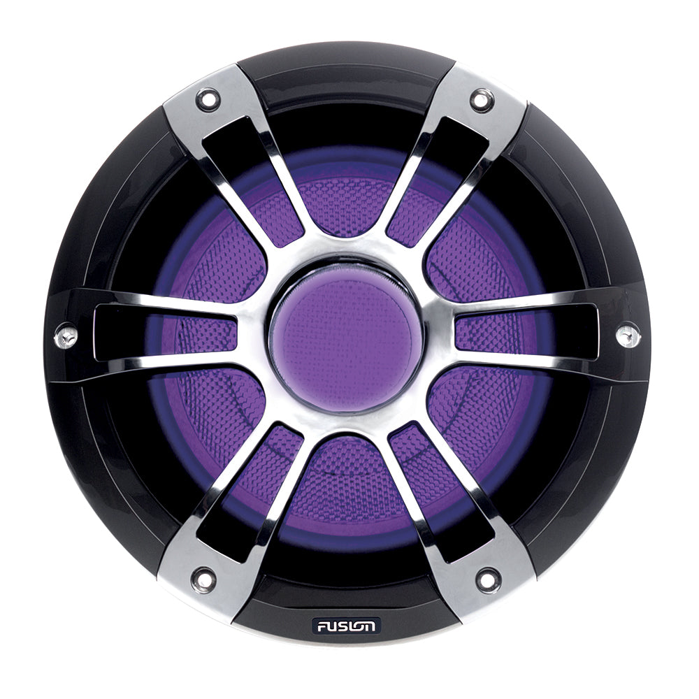 FUSION SG-SL122SPC Signature Series 3 - 12" Subwoofer - Silver/Chrome Sports Grille