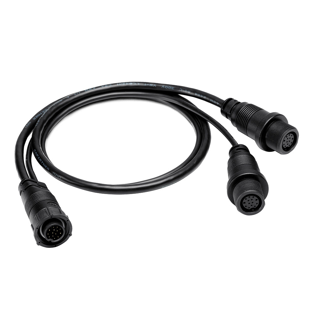 Humminbird 14 M SILR Y - SOLIX&reg;/APEX&reg; Side Imaging Left-Right Splitter Cable