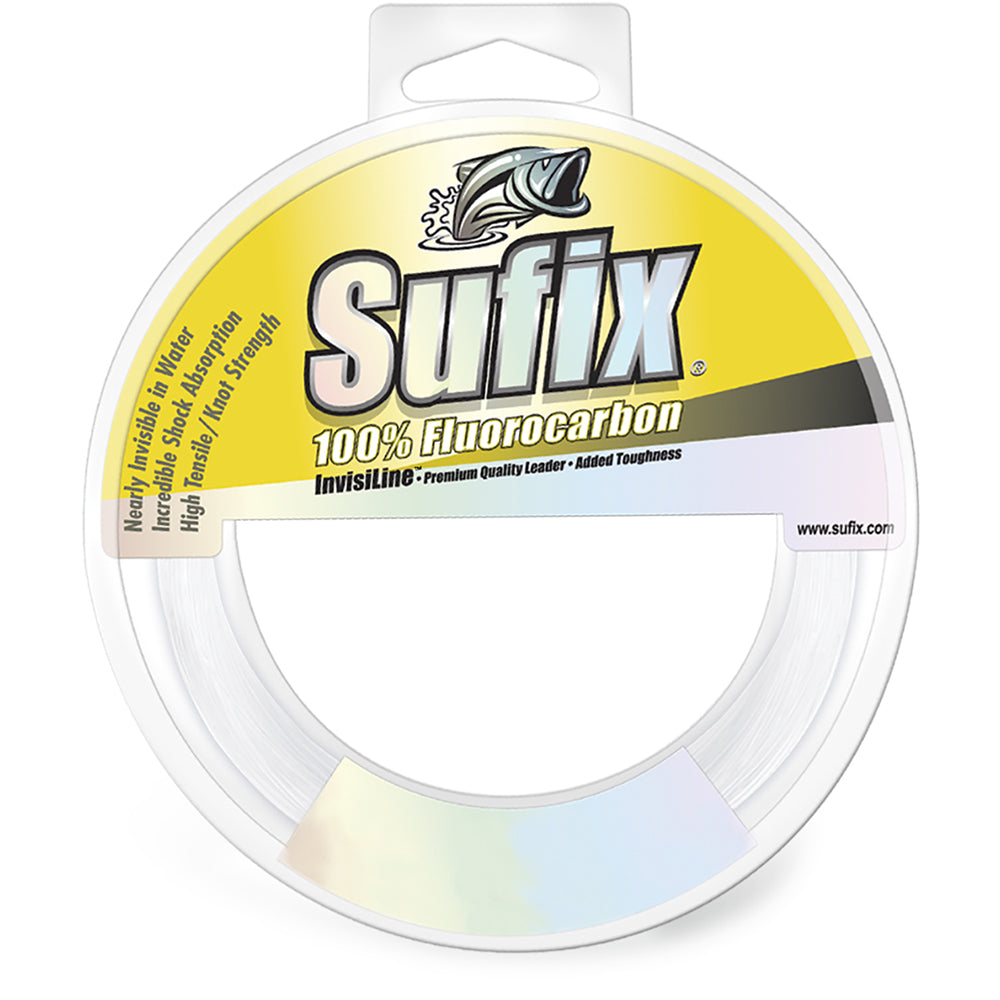 Sufix 100% Fluorocarbon Invisiline&trade; Leader - 60lb - 110yds