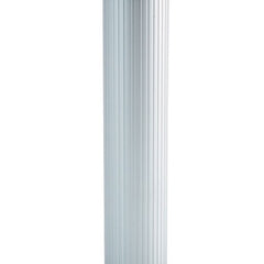 Garelick 75643 Quick Release Table Pedestal with Ribbed Stanchion Post - 13" H x 2.25" D