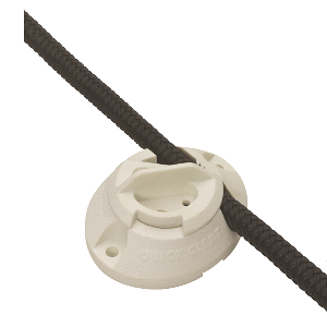 Barton Marine Quick Cleat - 5/16" - White 60031