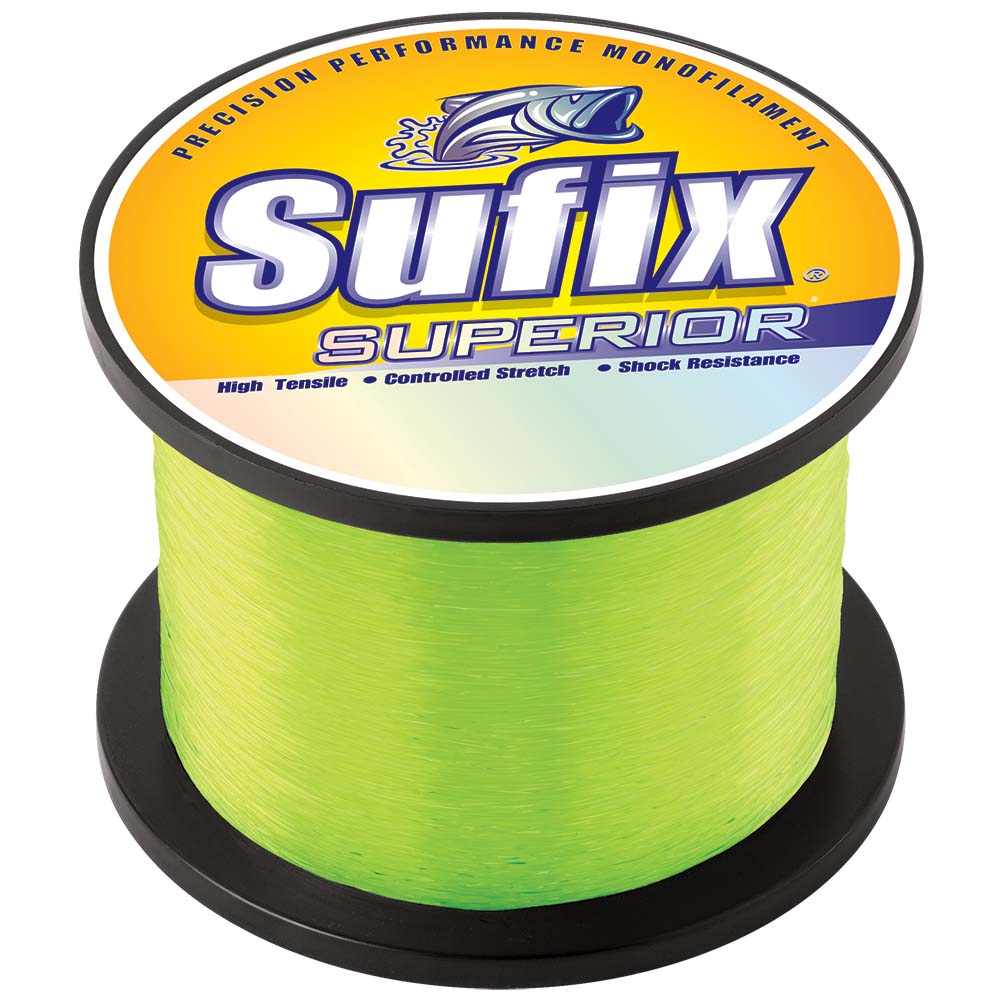 Superior Hi-Vis Yellow Monofilament - 80lb - 655 yds