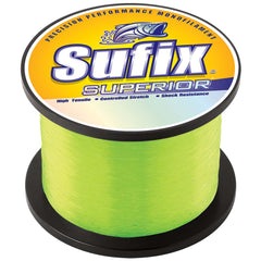 Sufix Superior Hi-Vis Yellow Monofilament - 50lb - 4810 yds