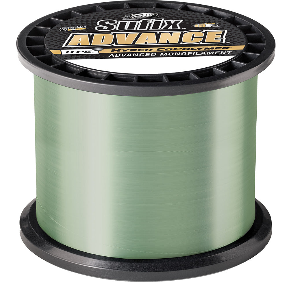 Sufix Advance&reg; Monofilament - 12lb - Low-Vis Green - 1200 yds