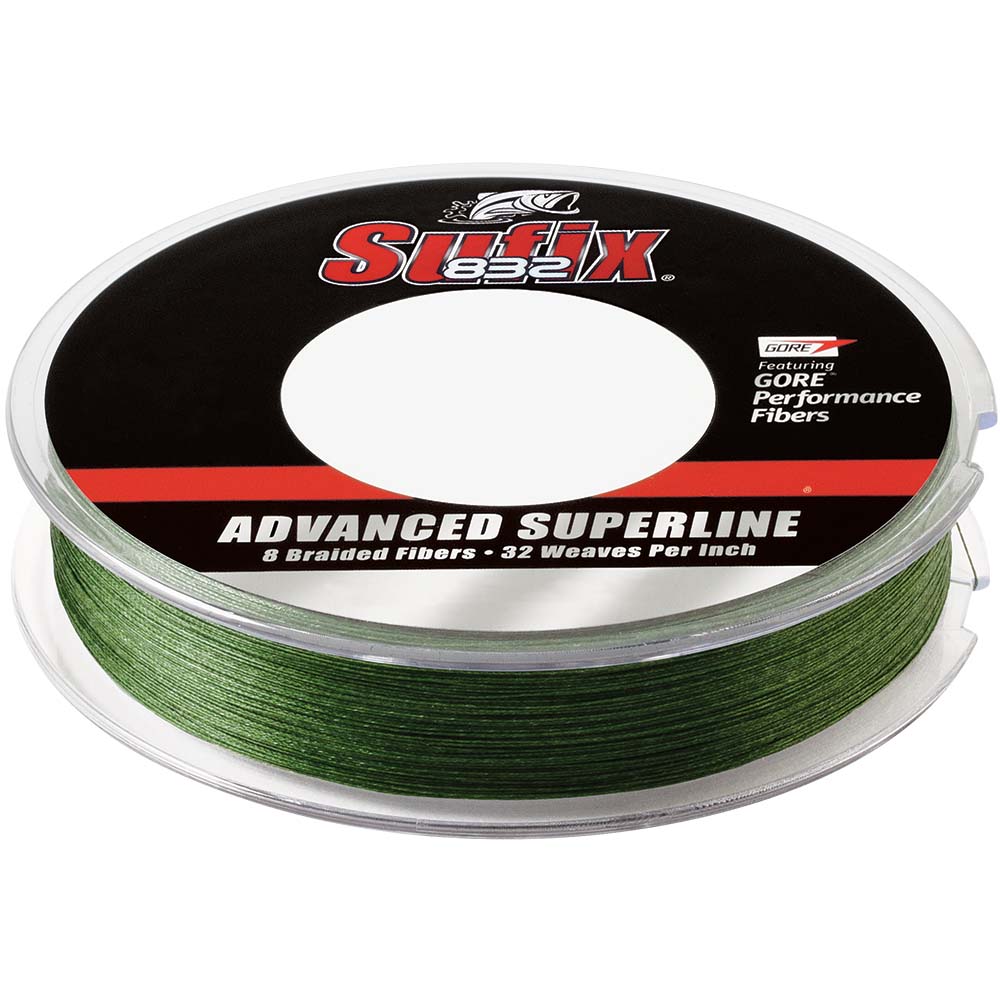 Sufix 832&reg; Advanced Superline&reg; Braid - 6lb - Low-Vis Green - 150 yds