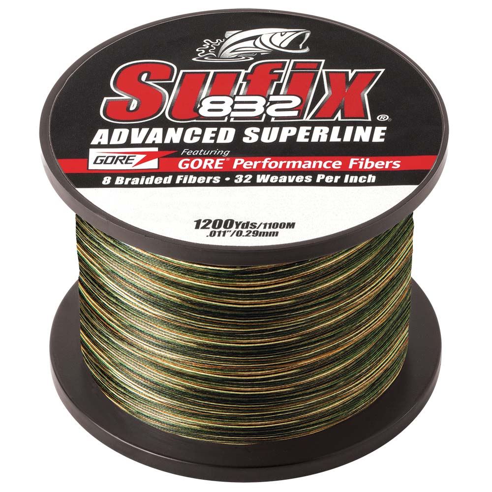 Sufix 832&reg; Advanced Superline&reg; Braid - 6lb - Camo - 1200 yds