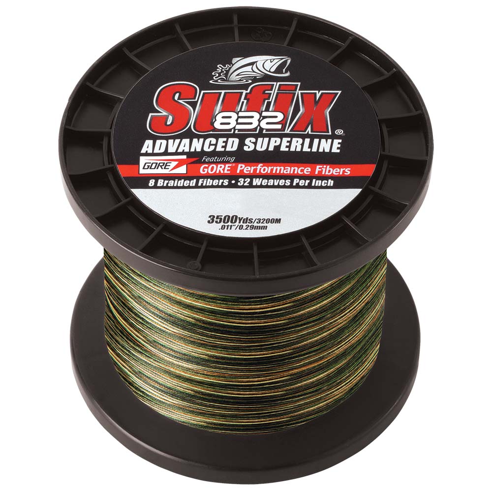 Sufix 832&reg; Advanced Superline&reg; Braid - 10lb - Camo - 3500 yds