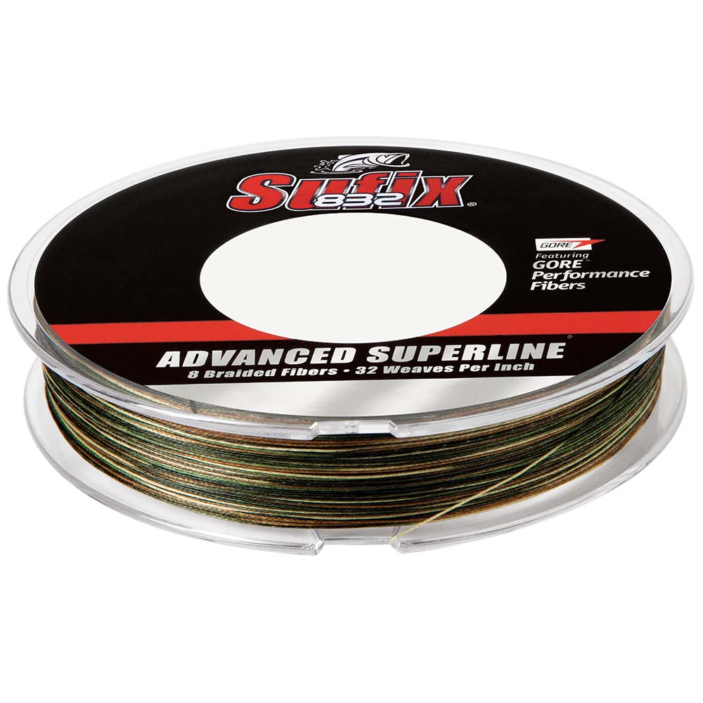 Sufix 832&reg; Advanced Superline&reg; Braid - 15lb - Camo - 300 yds