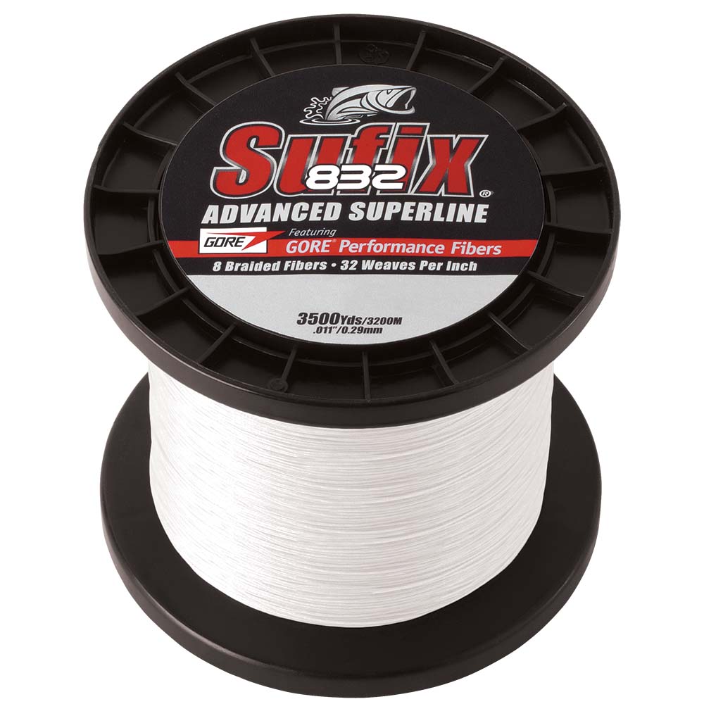 Sufix 832&reg; Advanced Superline&reg; Braid - 30lb - Ghost - 3500 yds