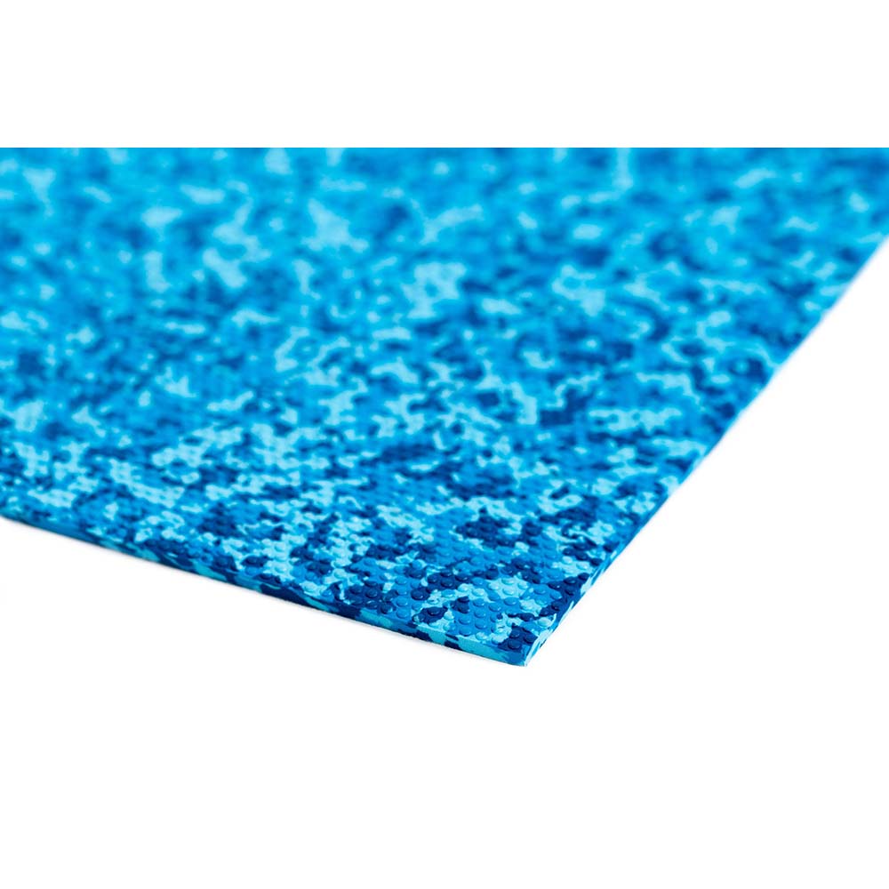 SeaDek Long Sheet - 18" x 74" - Aqua Camo Embossed