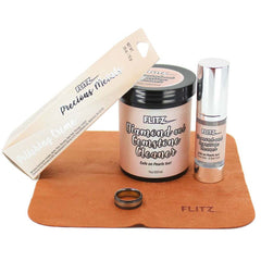 Flitz Jewelry Care Kit - 7oz. Cleaner Jar w/Tray &amp; Brush