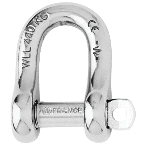 Wichard Captive Pin D Shackle - Diameter 10mm - 13/32" 01405