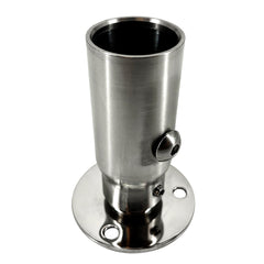 Seaview Starlink Stainless Steel 1"-14 Threaded Adapter &amp; Stainless Steel Fixed Base