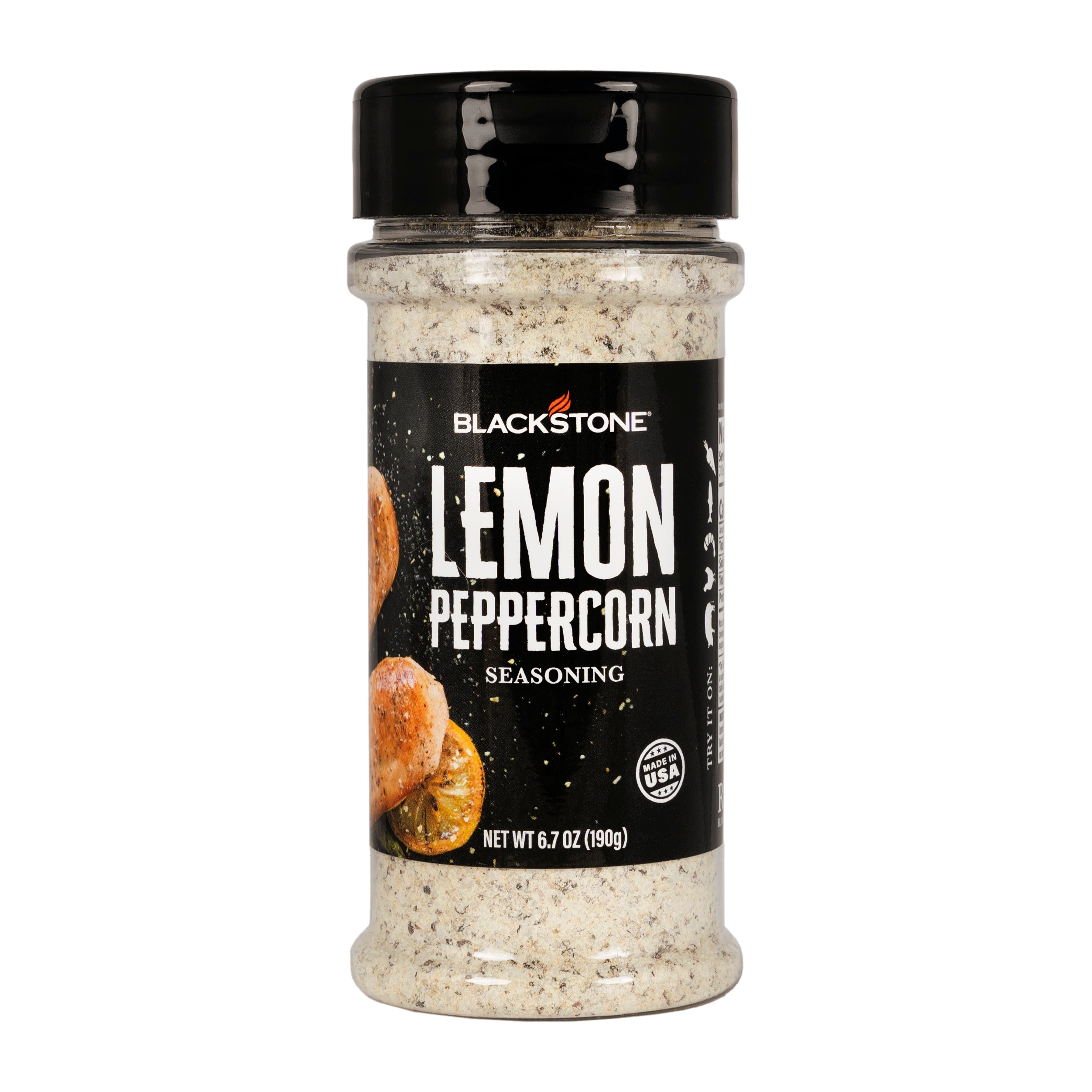 Blackstone 4231 Lemon Peppercorn Seasoning - 6.7 oz.