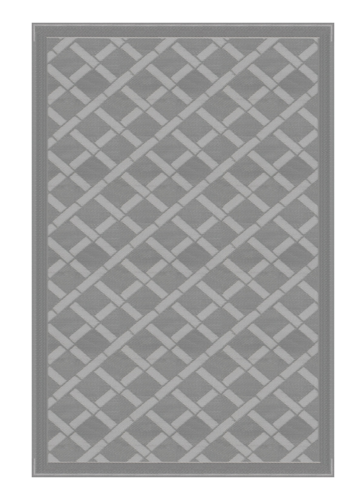 Lippert 2021028006 All Weather Patio Mat - 6' x 9', Gray