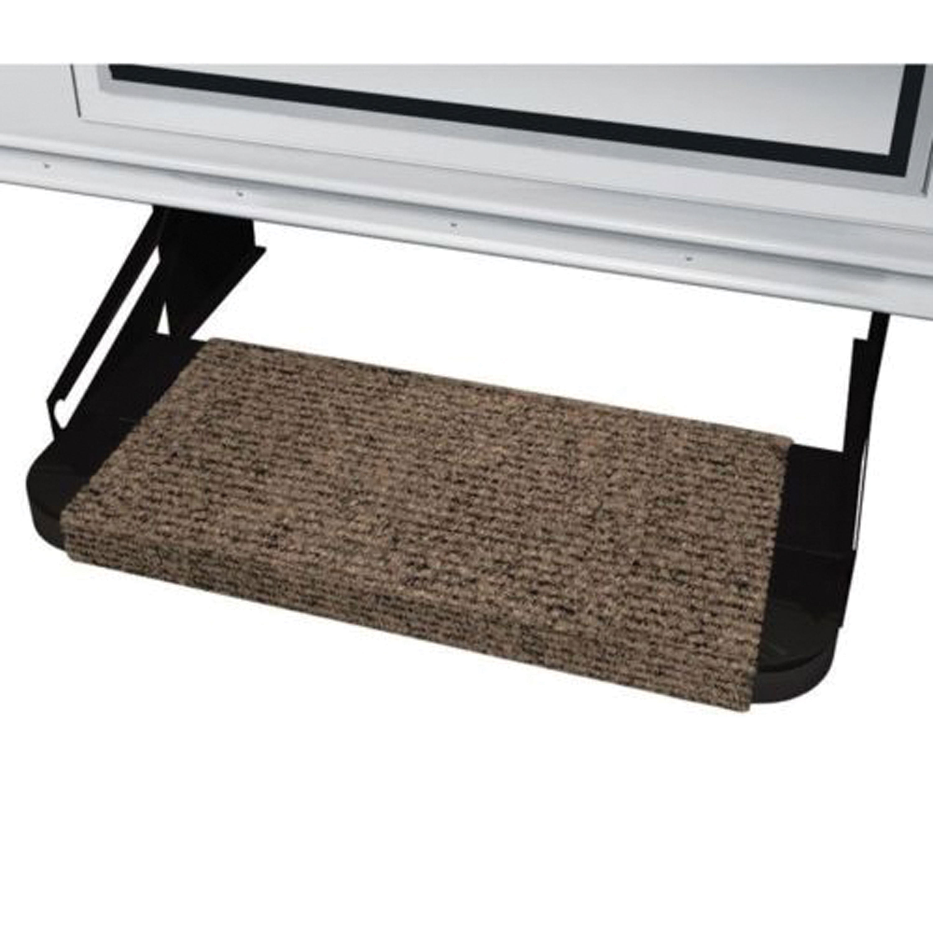 Prest-O-Fit 2-0311 Outrigger RV Step Rug - 18" Straight, Walnut Brown