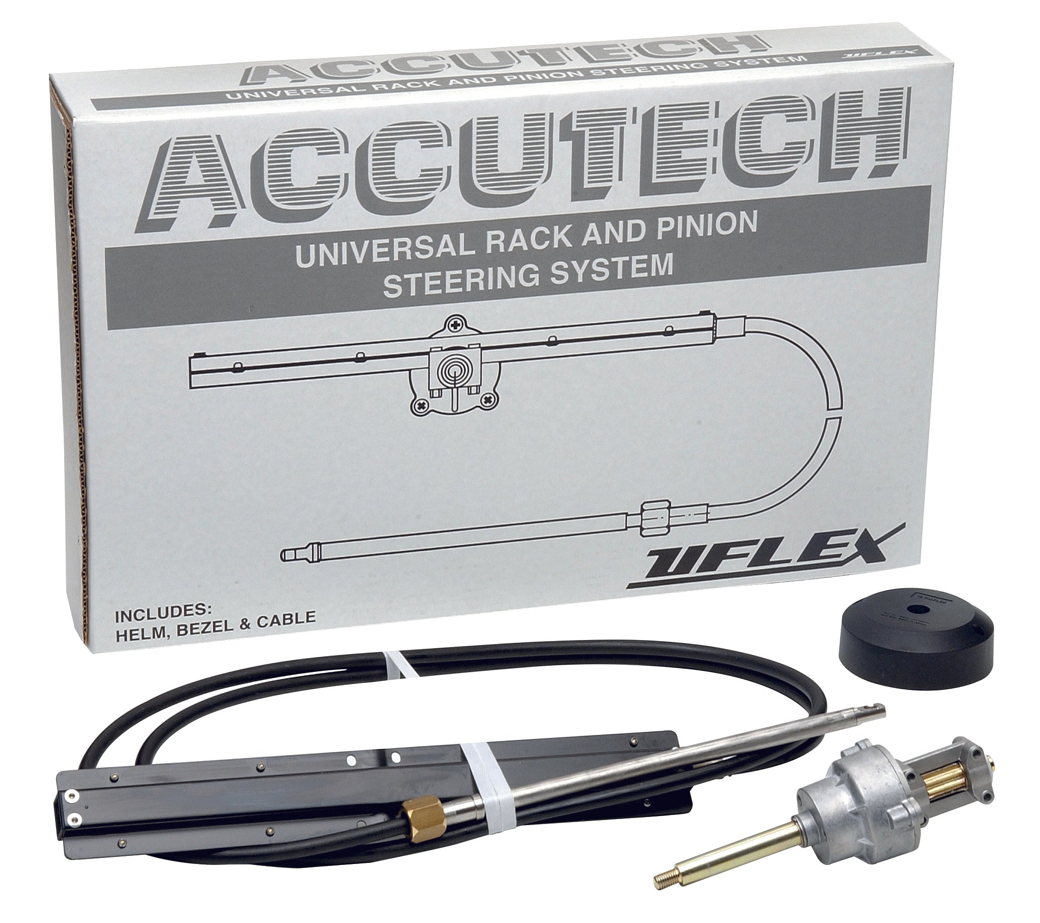 Uflex ACCUTECH14 Accutech Rack Steering System - 14' Kit