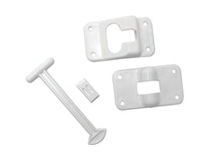 Lippert 381407 Kwikee T-Style Door Holder - Polar White, 4"