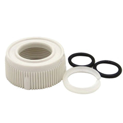 Dura Faucet Spout Nut and Rings Kit - White DF-RK510-WT