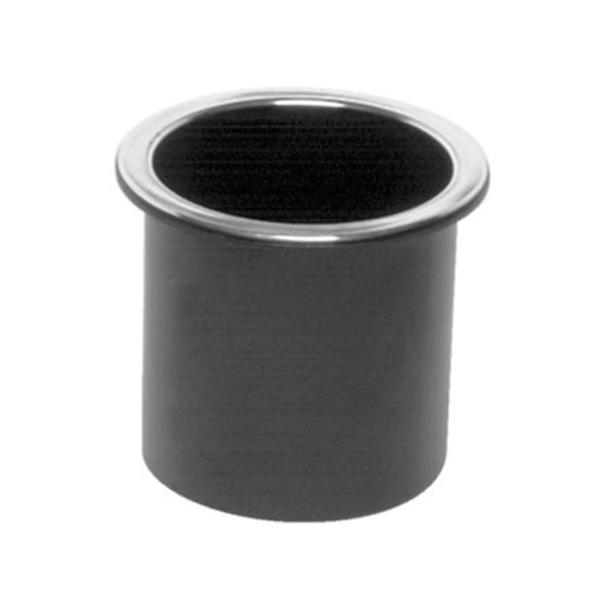 Beckson GH33-B1-U Standard Series Recessed Drink Holder - 3" Hole Cut x 2-7/8" Depth, Black