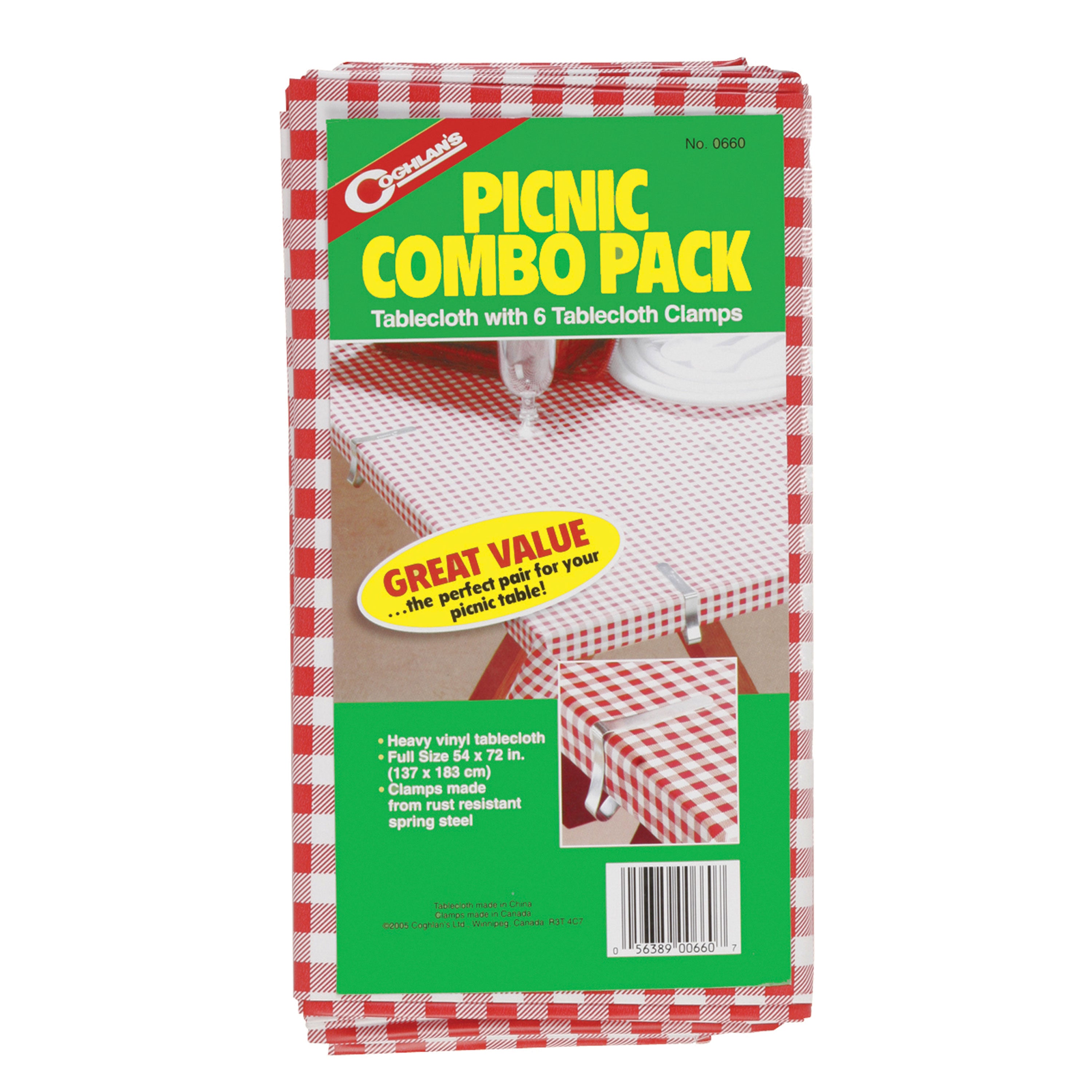 Coghlan's 0660 Picnic Combo Pack - 54" x 72"