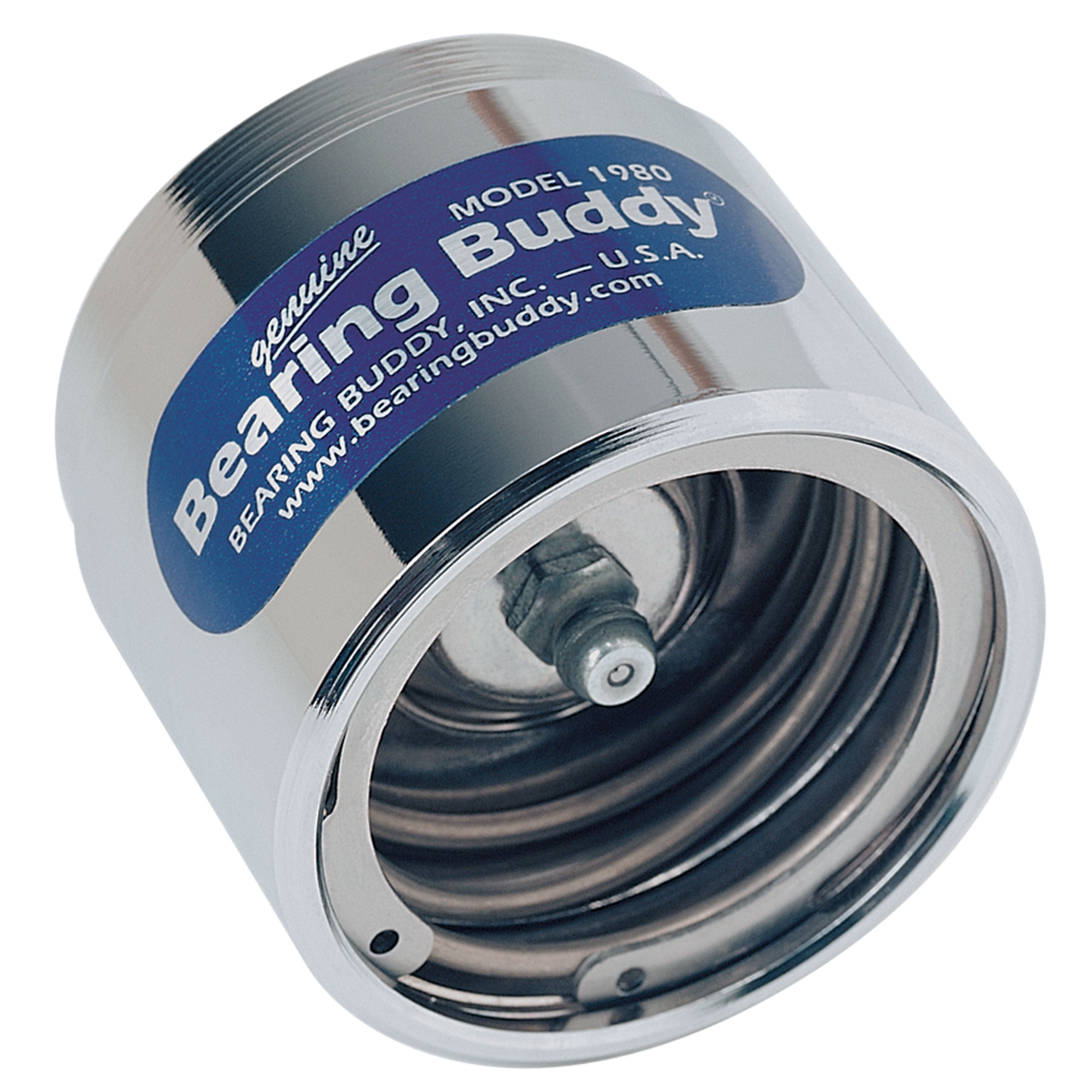 Bearing Buddy 43102 Wheel Bearing Protector - 2.328" D, Chrome