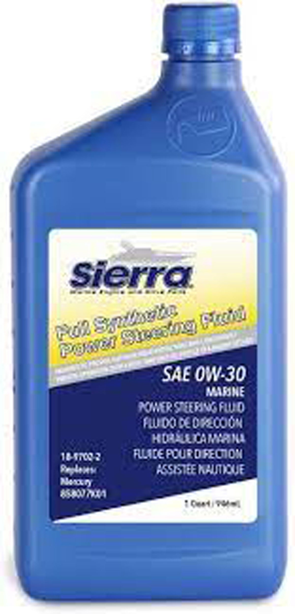 Sierra 18-9702-2 Full Synthetic Power Steering Fluid SAE 0W-30 - 1 Quart