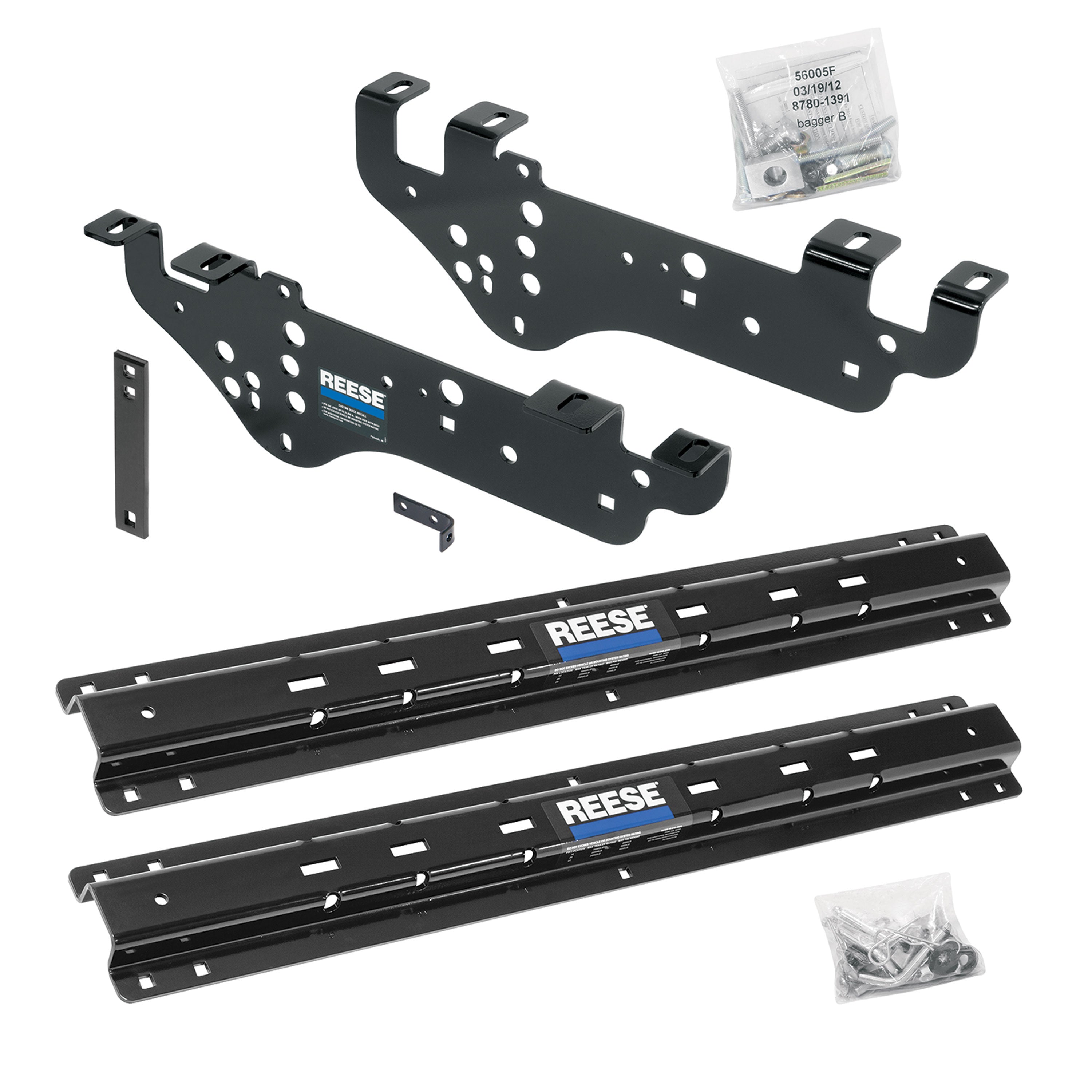 Tekonsha 56005-53 Outboard Fifth Wheel Custom Quick-Install Kit for Ford F-250/350/450 SD 1999-'10