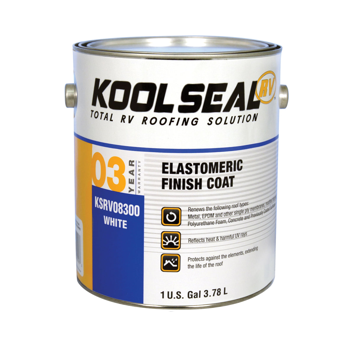 Geocel KSRV08300-16 Elastomeric Roof Coating - 1 Gal