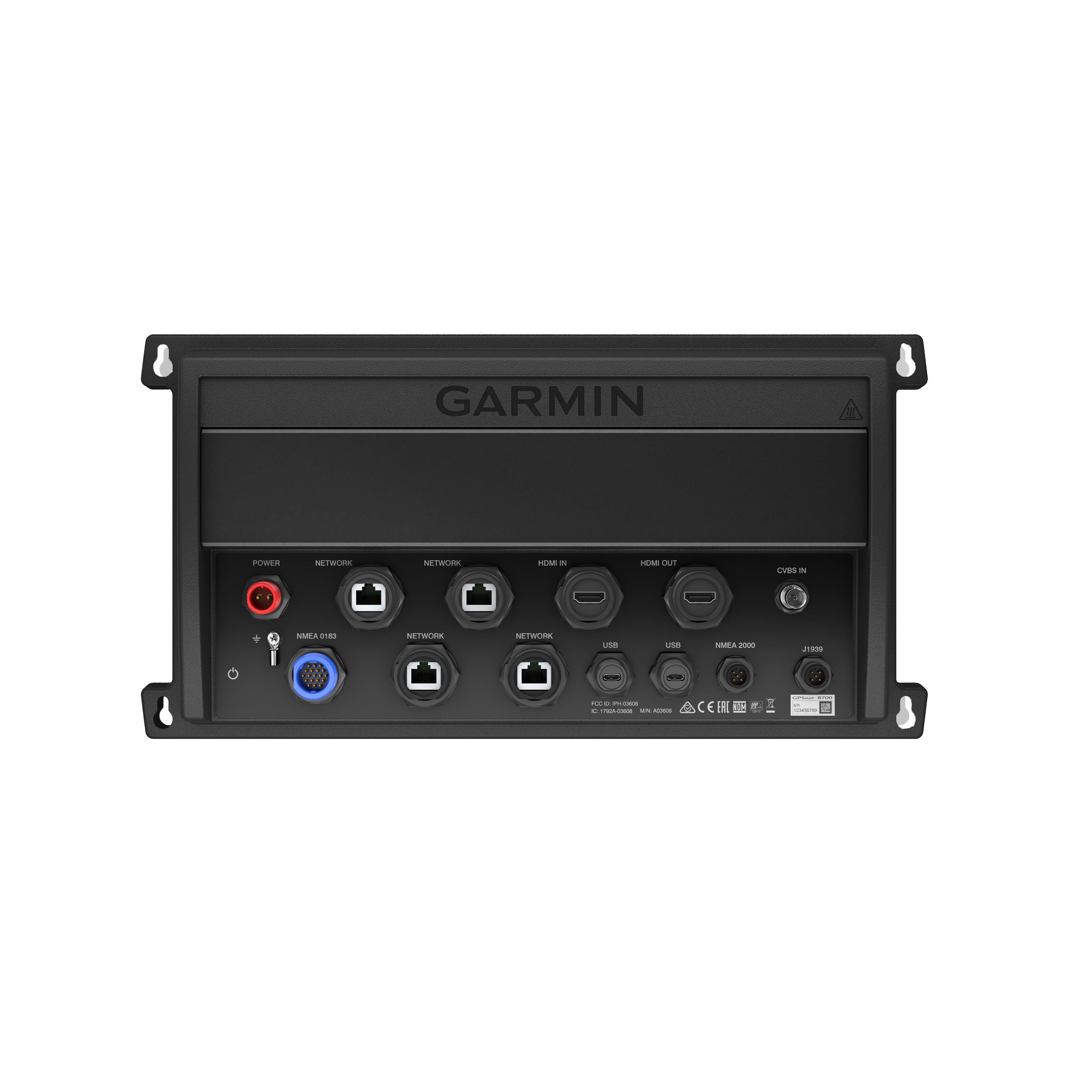 Garmin 010-02094-00 GPSMAP 8700 Fully Integrated Black Box System for Marine Monitors