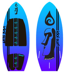 Idol Surf 22-10-42 Shaka Wake Surfboard - 4'2"