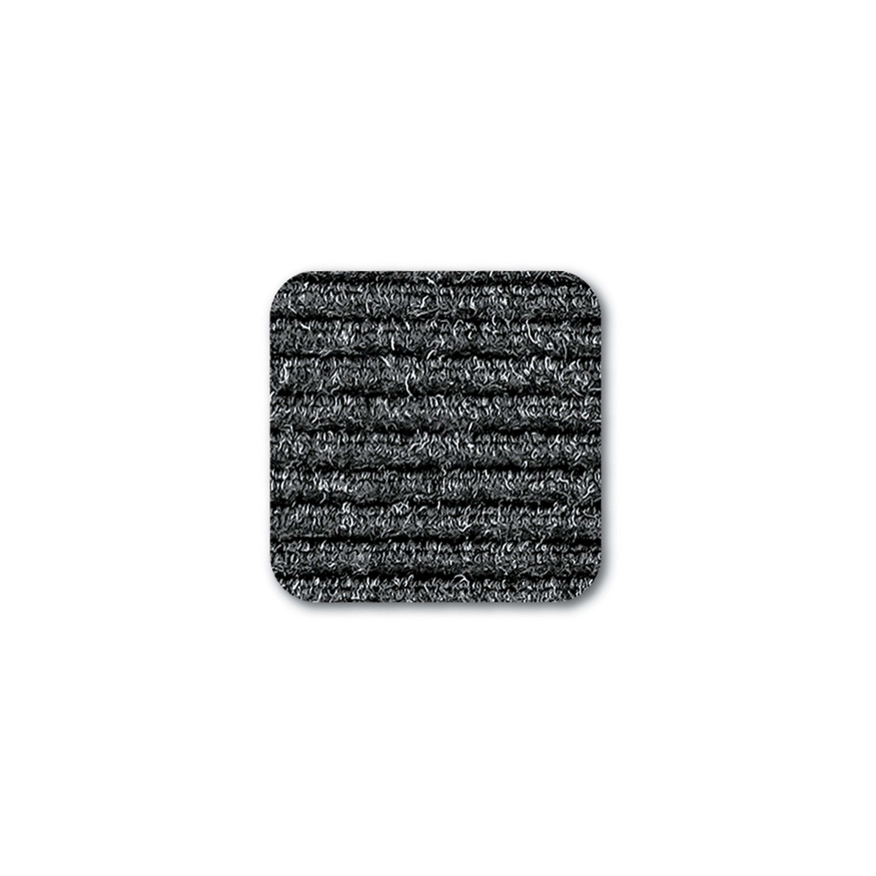 Prest-O-Fit 5-3090 Decorian Step Huggers RV Landing Step Rug - 10" x 23.5", Black Granite