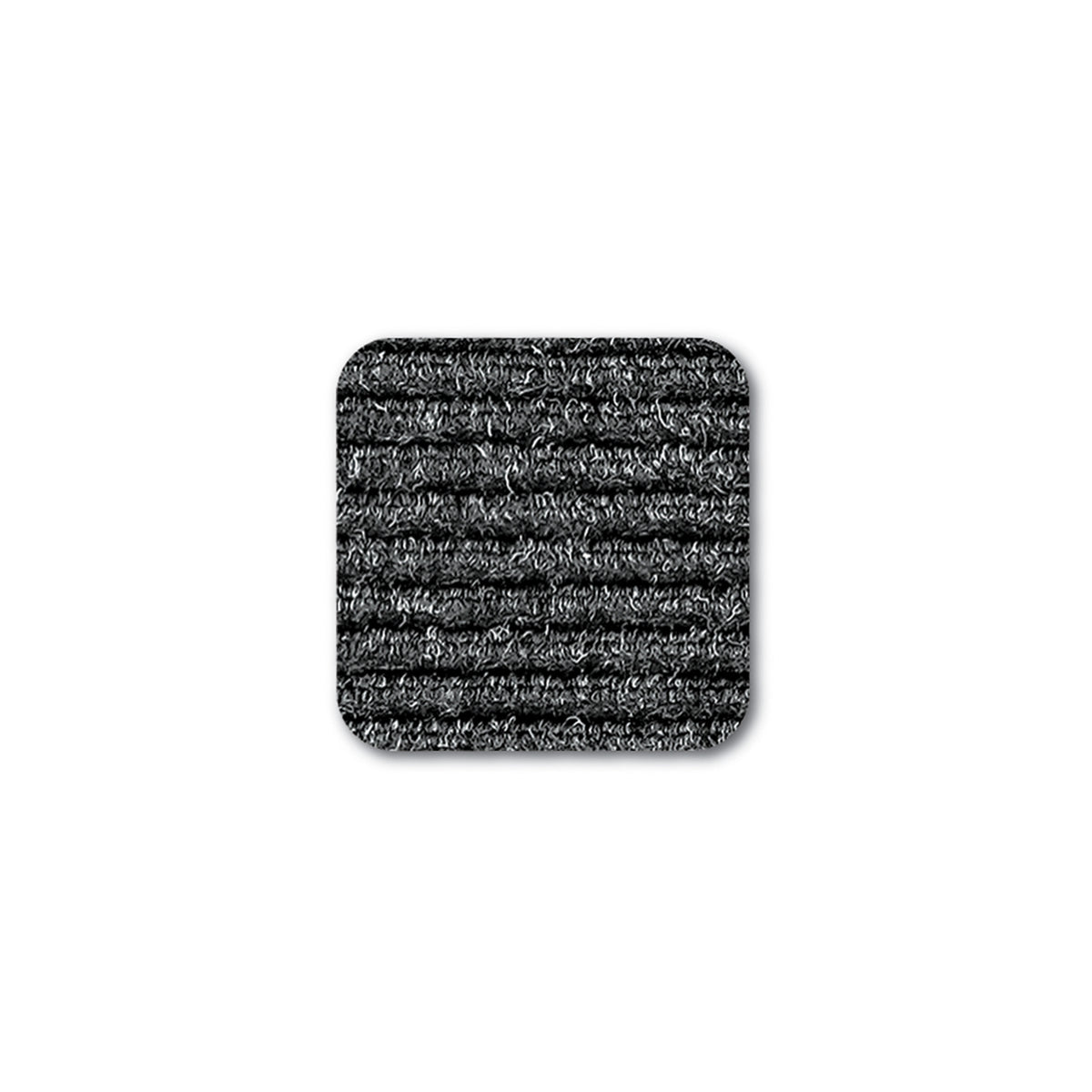 Prest-O-Fit 5-3090 Decorian Step Huggers RV Landing Step Rug - 10" x 23.5", Black Granite